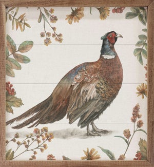 Bountiful Harvest II Pheasant By Leslie Trimbach